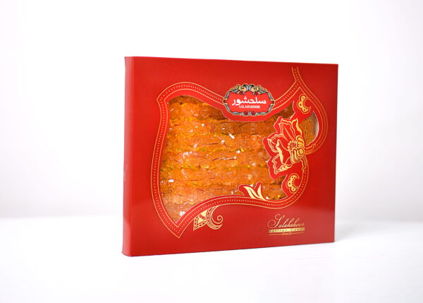 کادویی قرمز ۵۰۰ گرمی زعفرانی صادراتی
